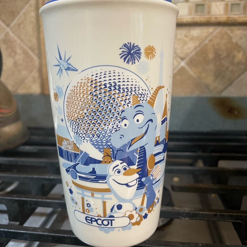 Starbucks Disney Epcot ceramic tumbler